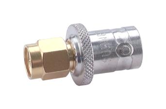 33_SMA-BNC-50-1/1--_NE RF ADAPTER, SMA PLUG-BNC JACK, 50 OHM HUBER+SUHNER