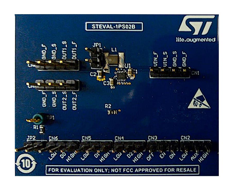 STEVAL-1PS02B EVAL BOARD, SYNCHRONOUS BUCK CONVERTER STMICROELECTRONICS