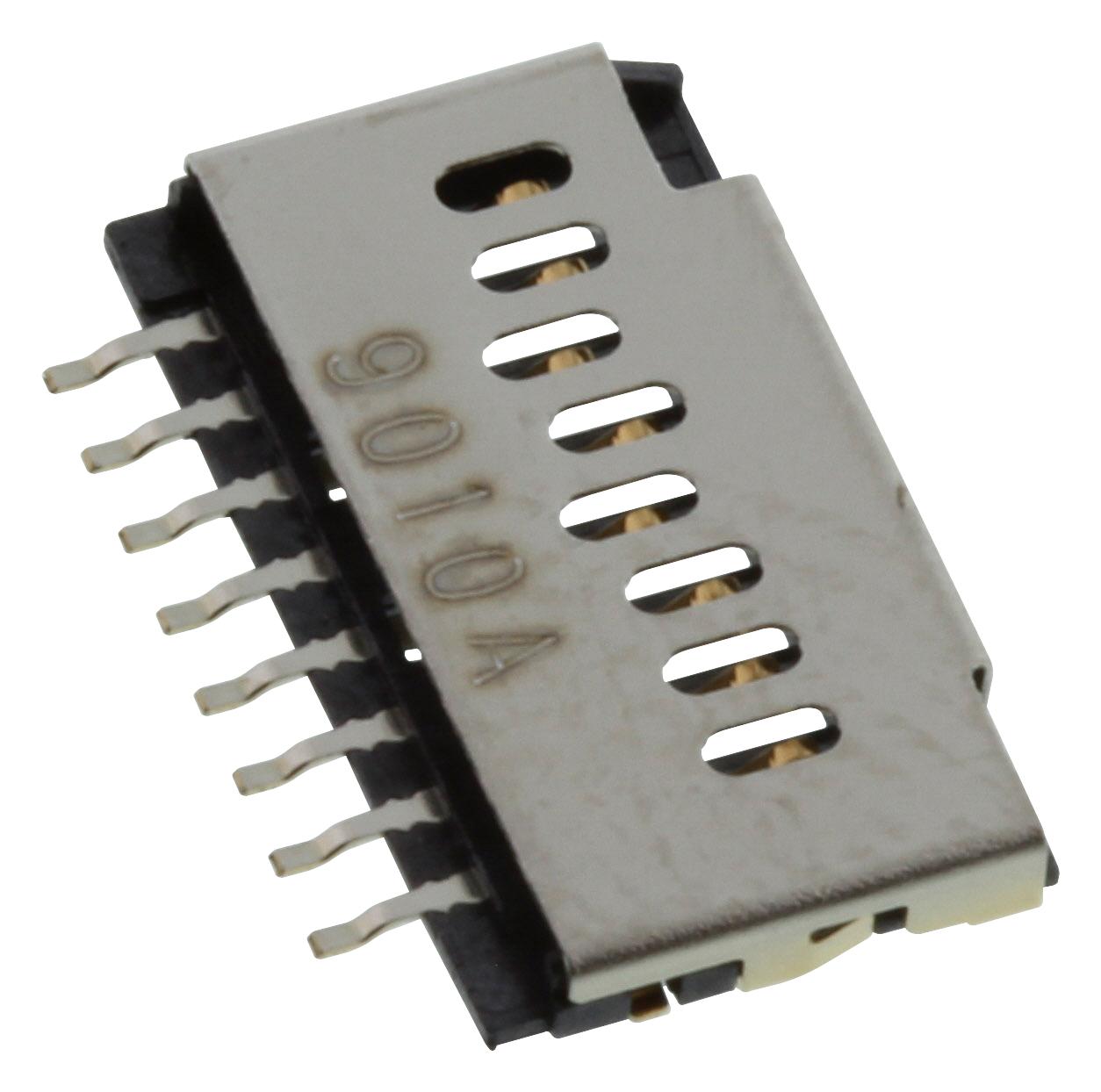105162-0001 CONNECTOR, MICRO SD, PUSH-PULL, 8POS MOLEX