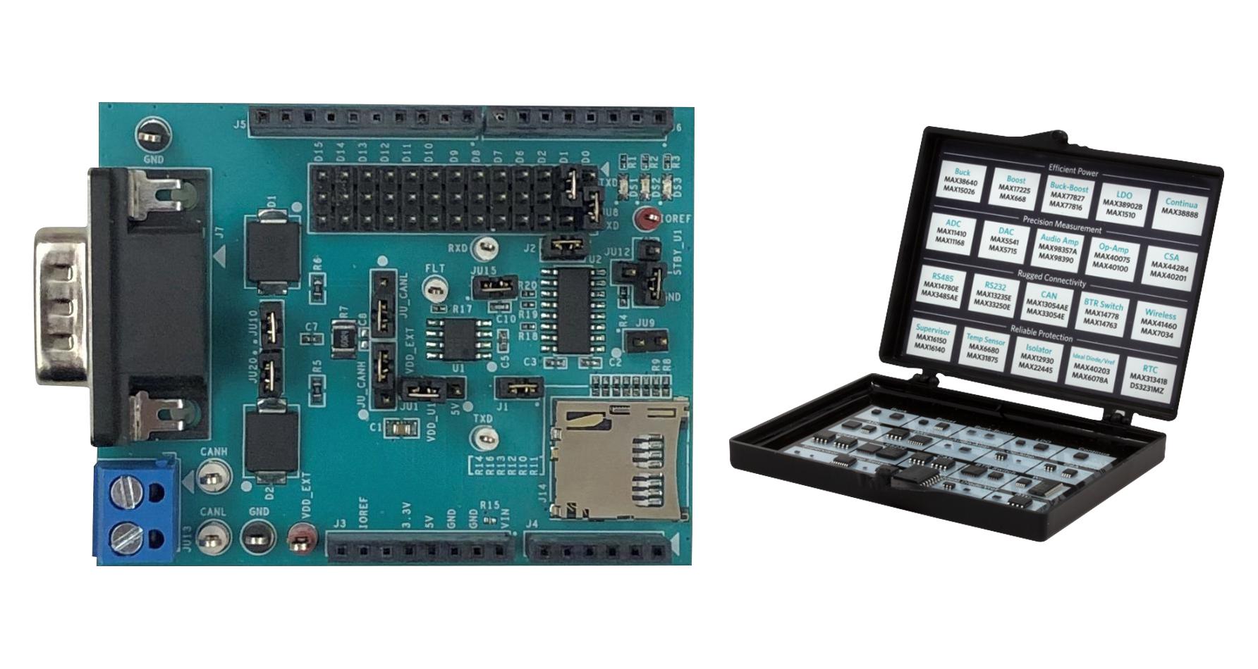 MAX33012ESHLD#/MAXESSENTIAL01+ EVAL BOARD W/ESSENTIAL ANALOG TOOLKIT MAXIM INTEGRATED / ANALOG DEVICES