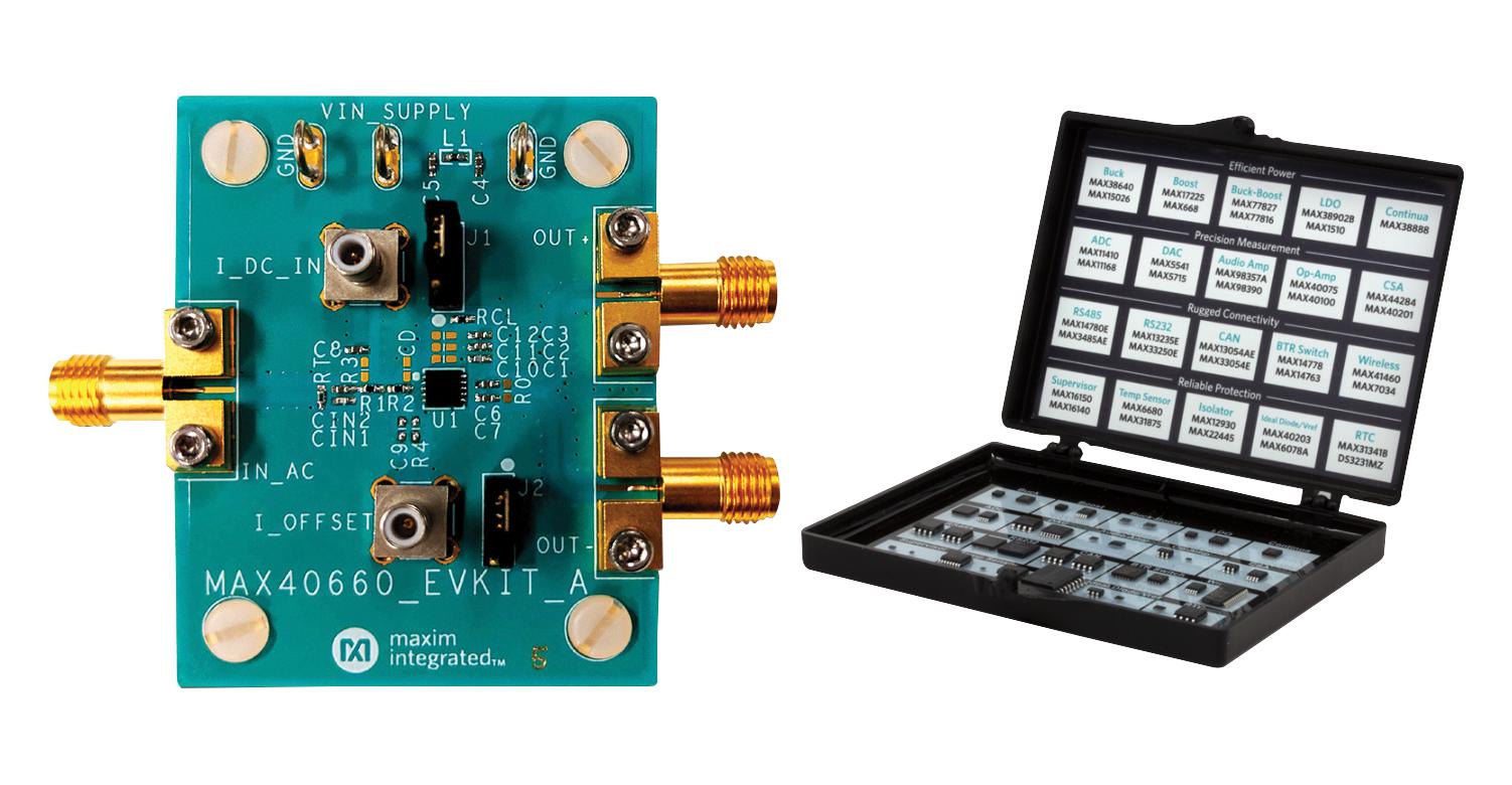 MAX40660EVKIT#/MAXESSENTIAL01+ EVAL KIT, TRANSIMPEDANCE AMPLIFIER MAXIM INTEGRATED / ANALOG DEVICES