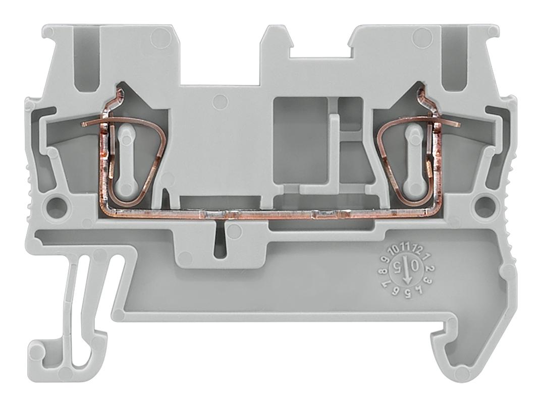 8WH2000-0AF00 DINRAIL TERMINAL BLOCK, 2WAY, 12AWG, GRY SIEMENS