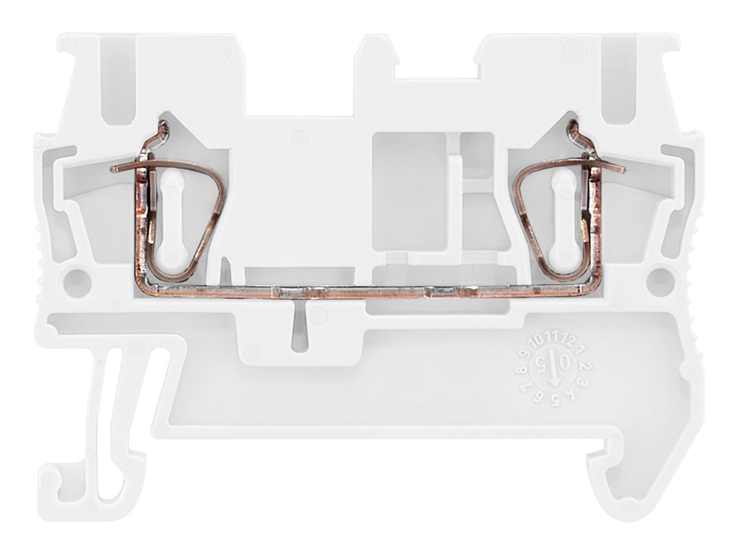 8WH2000-0AF05 DINRAIL TERMINAL BLOCK, 2WAY, 12AWG, WHT SIEMENS