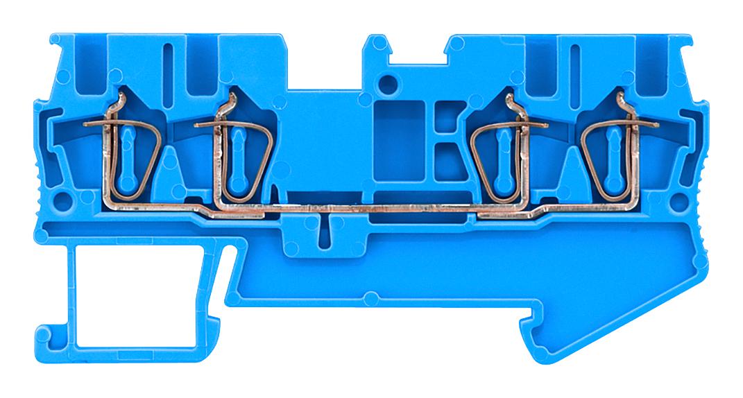 8WH2004-0AE01 DINRAIL TERMINAL BLOCK, 4WAY, 16AWG, BLU SIEMENS