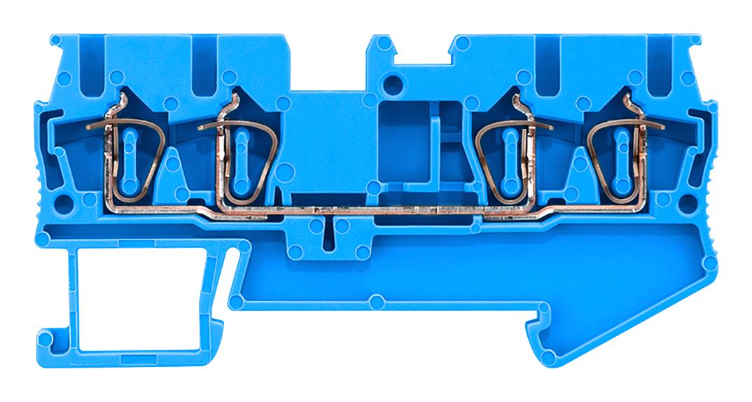 8WH2004-0AF01 DINRAIL TERMINAL BLOCK, 4WAY, 12AWG, BLU SIEMENS