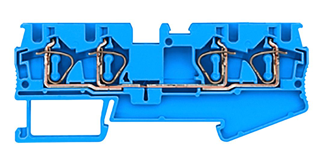 8WH2004-0AG01 DINRAIL TERMINAL BLOCK, 4WAY, 10AWG, BLU SIEMENS