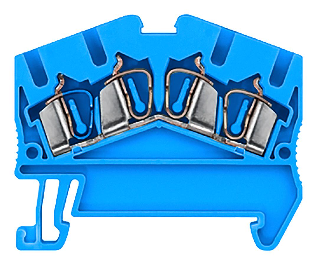 8WH2504-0AF01 DINRAIL TERMINAL BLOCK, 4WAY, 4MM2 SIEMENS