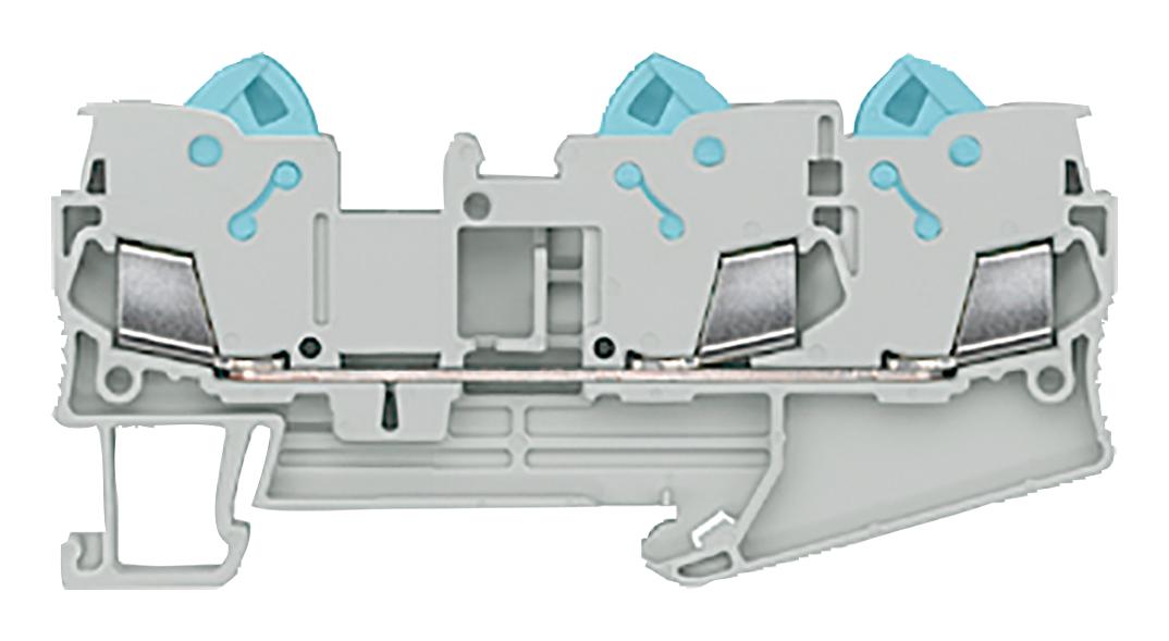 8WH3003-0AF00 DINRAIL TERMINAL BLOCK, 3WAY, 14AWG, GRY SIEMENS