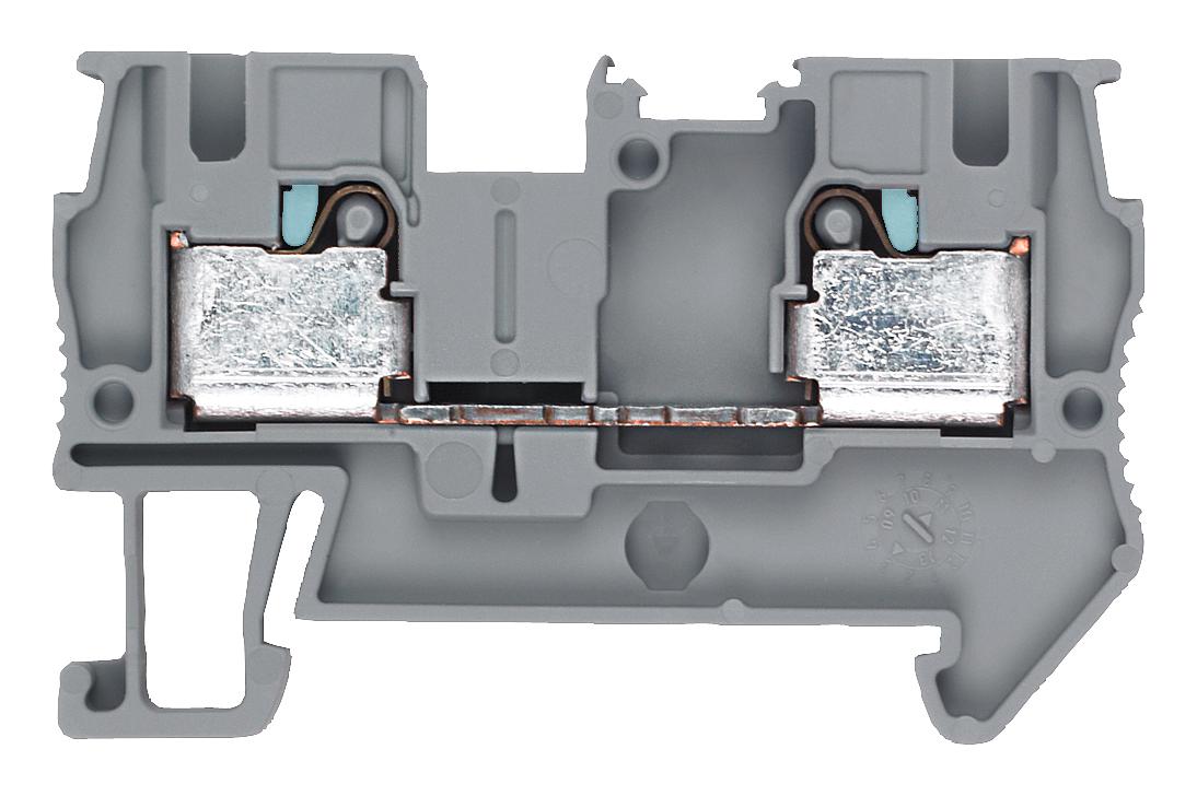 8WH6000-0AG00 DINRAIL TERMINAL BLOCK, 2WAY, 10AWG, GRY SIEMENS