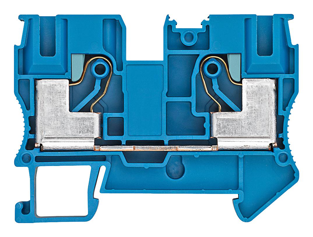 8WH6000-0AJ01 DINRAIL TERMINAL BLOCK, 2WAY, 6AWG, BLU SIEMENS