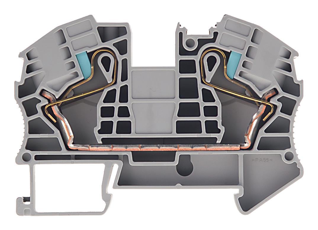 8WH6000-0AK00 DINRAIL TERMINAL BLOCK, 2WAY, 4AWG, GRY SIEMENS