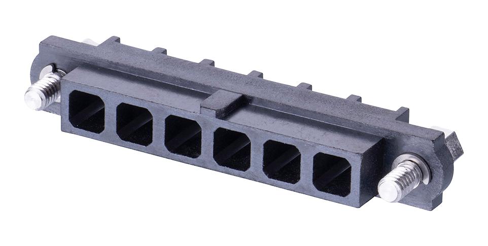 M80-263F106-00-00 HOUSING CONNECTOR, RCPT, 6POS, 4MM HARWIN