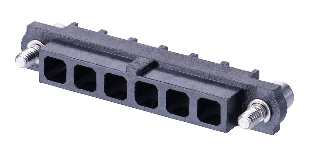 M80-263F206-00-00 HOUSING CONNECTOR, RCPT, 6POS, 4MM HARWIN