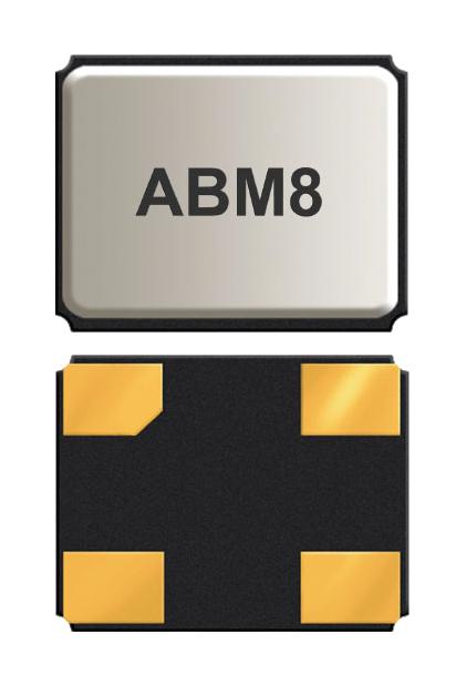 ABM8-19.200MHZ-10-1-U-T CRYSTAL, 19.2MHZ, 10PF, 3.2MM X 2.5MM ABRACON
