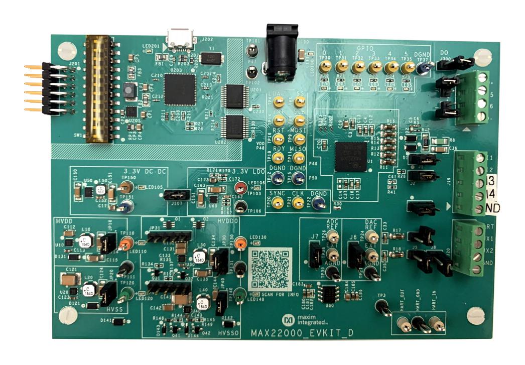 MAX22000EVKIT# EVAL KIT, DATA CONVERTER-ADC MAXIM INTEGRATED / ANALOG DEVICES