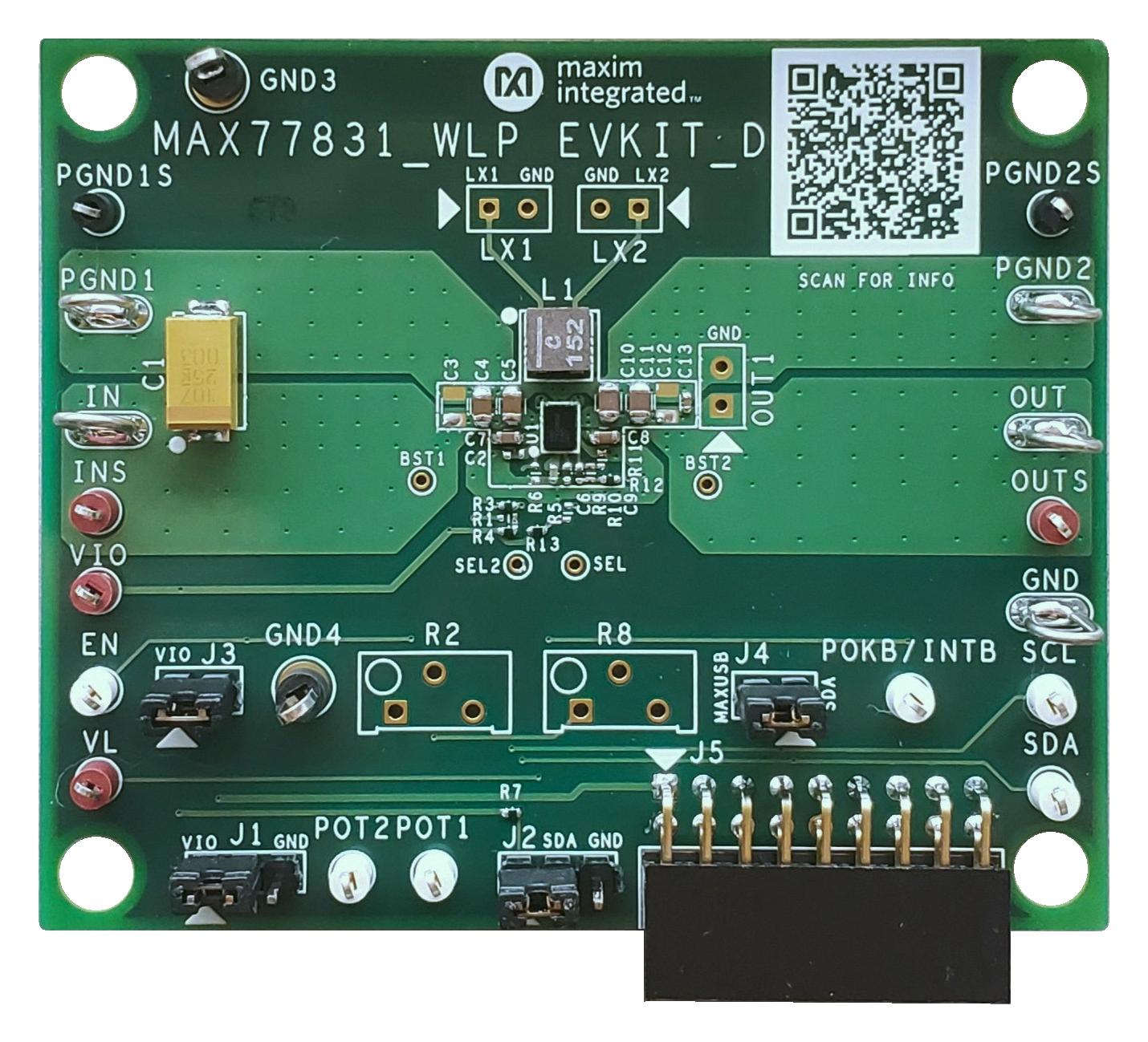 MAX77831WEVKIT# EVAL KIT, BUCK-BOOST CONVERTER MAXIM INTEGRATED / ANALOG DEVICES