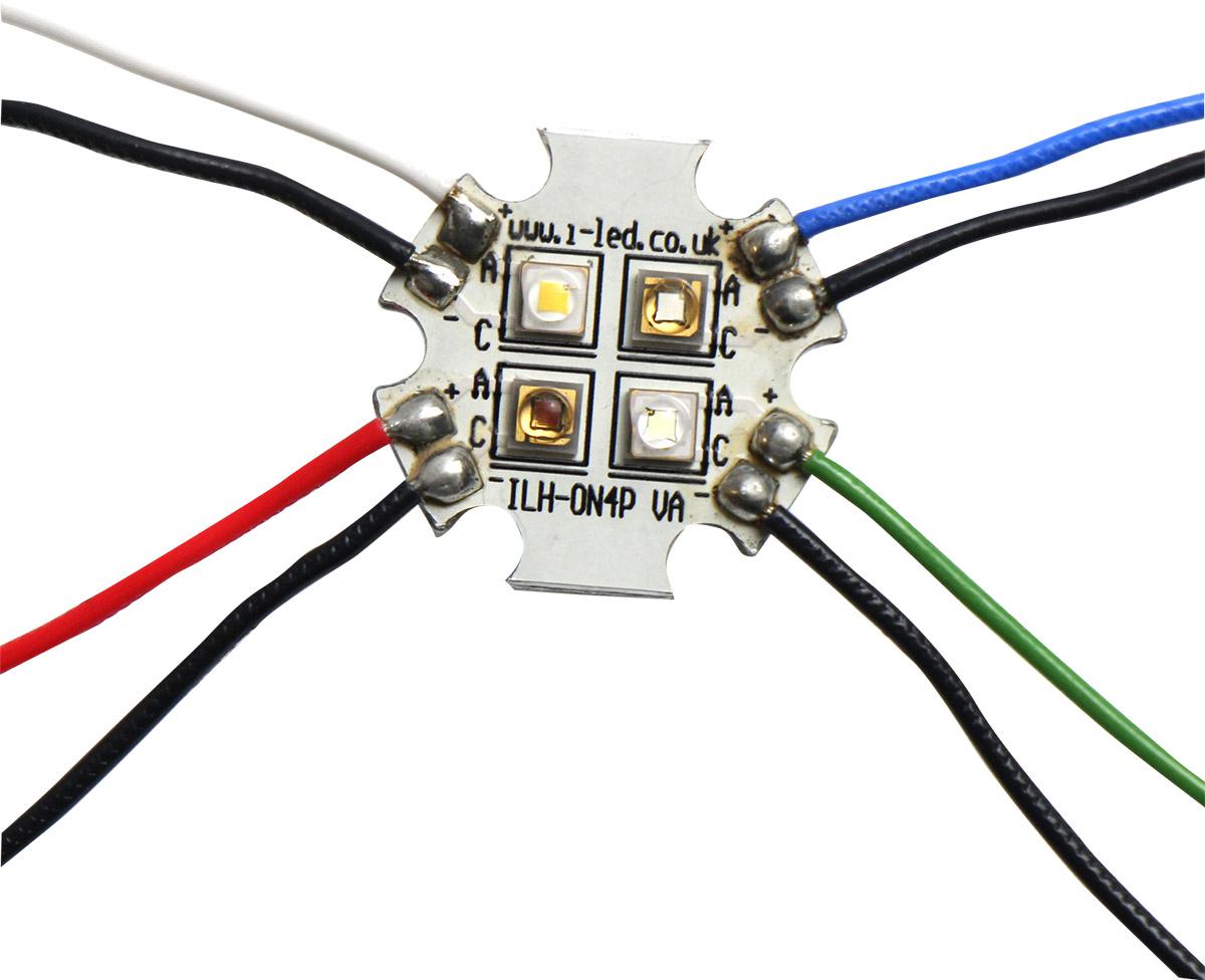 ILH-OW04-RGBW-PC211-WIR200. LED MODULE, RGBW, 63/95/39/125LM, STAR INTELLIGENT LED SOLUTIONS