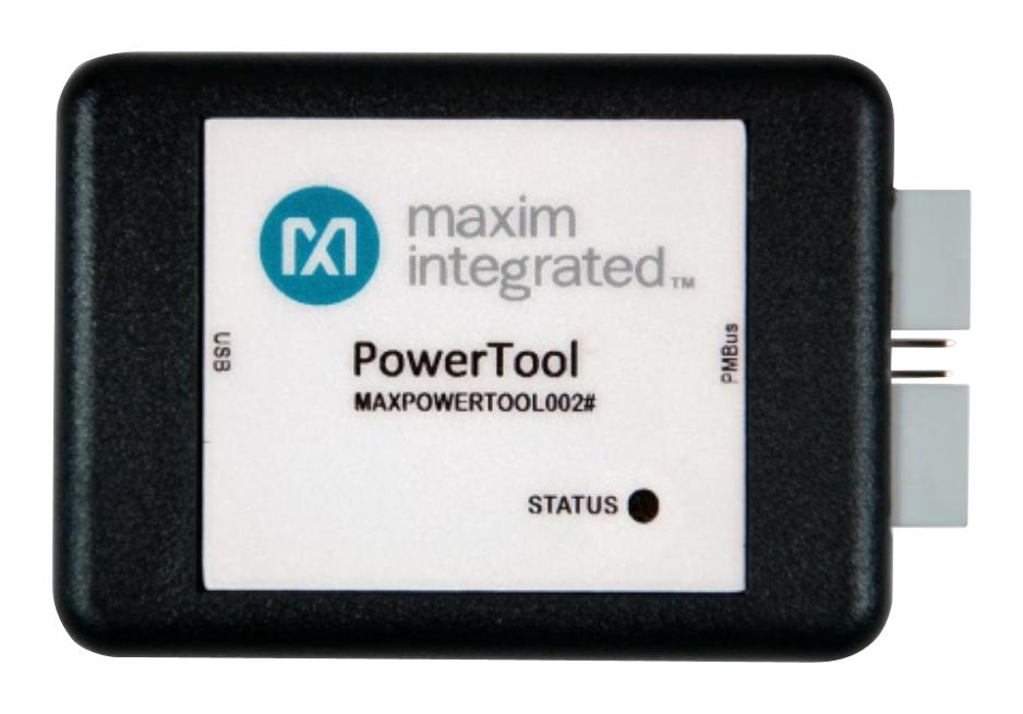 MAXPOWERTOOL002# EVAL KIT, USB TO PMBUS INTERFACE MAXIM INTEGRATED / ANALOG DEVICES