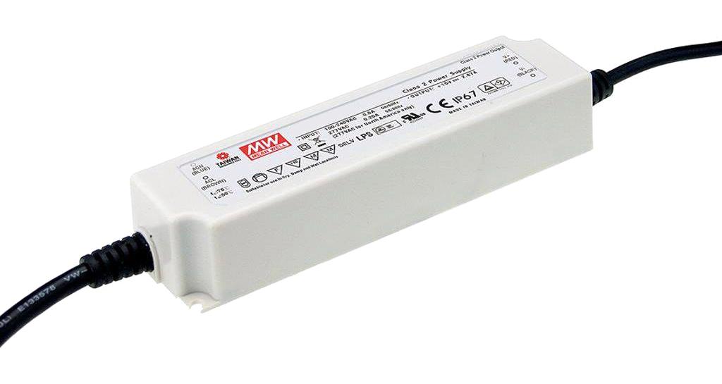 LPF-40-54 LED DRIVER, CONST CURRENT/VOLT, 41.04W MEAN WELL