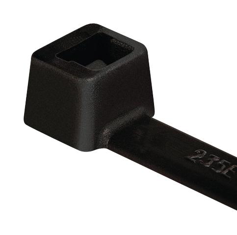 111-12032 CABLE TIE, 387MM, PA66HIRS, BLACK HELLERMANNTYTON