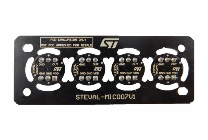 STEVAL-MIC007V1 MICROPHONE COUPON BOARD, MEMS MICROPHONE STMICROELECTRONICS