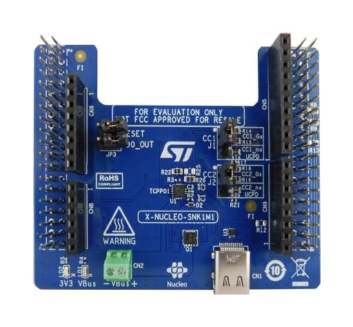 X-NUCLEO-SNK1M1 EXPANSION BOARD, STM32 NUCLEO BOARD STMICROELECTRONICS