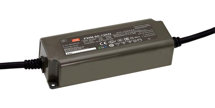 PWM-60-12KN LED DRIVER/PSU, CONSTANT VOLTAGE, 60W MEAN WELL