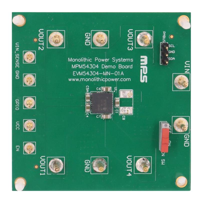 EVM54304-MN-01A POWER MANAGEMENT DEVELOPMENT BOARD MONOLITHIC POWER SYSTEMS (MPS)