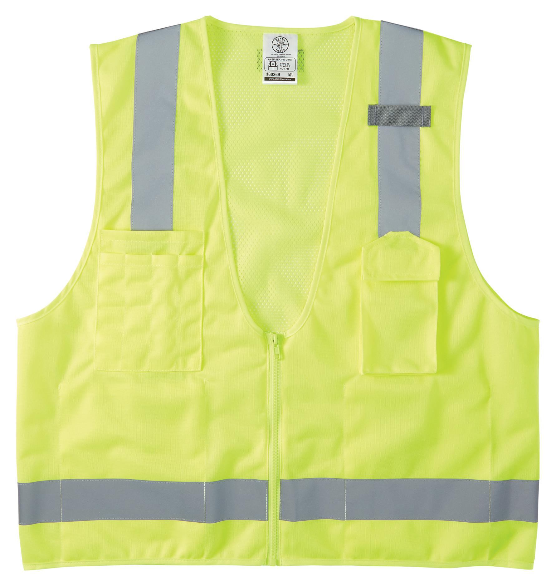 60269 HIGH-VISIBILITY SAFETY VEST, M/L KLEIN TOOLS