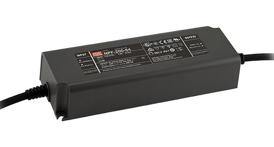 NPF-200-42 LED DRIVER, CONST CURRENT/VOLT, 199.5W MEAN WELL