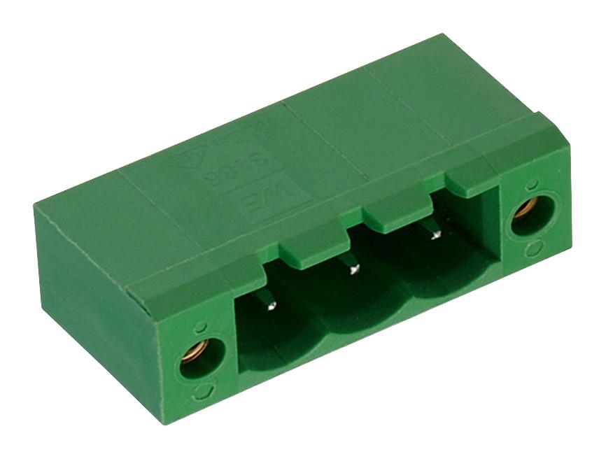 691318500003 TERMINAL BLOCK, HEADER, 3POS, TH WURTH ELEKTRONIK