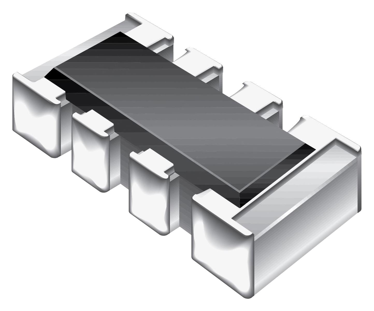 CAY16A-100J4AS RES N/W, ISOLATED, 10R, 5%, 1206 BOURNS