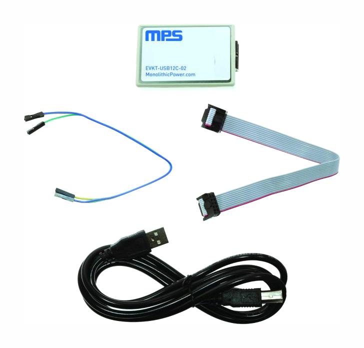 EVKT-USBI2C-02 EVALUATION KIT, USB TO I2C DONGLE MONOLITHIC POWER SYSTEMS (MPS)