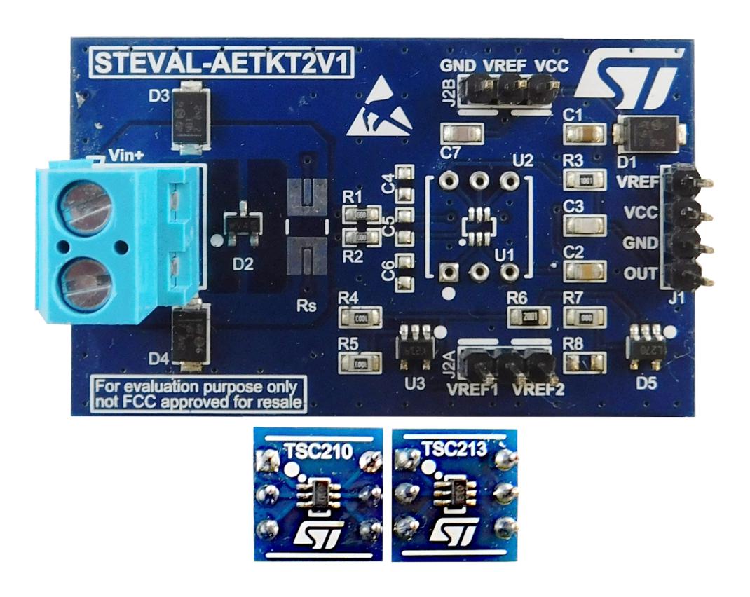 STEVAL-AETKT2V1 EVALUATION KIT, CURRENT SENSE AMPLIFIER STMICROELECTRONICS