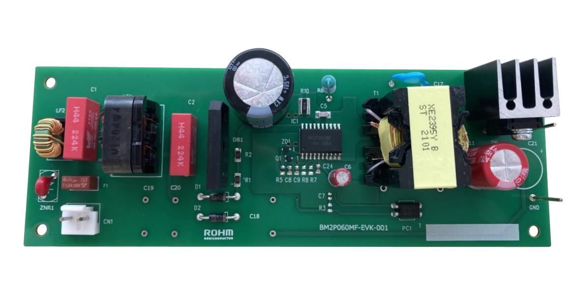 BM2P060MF-EVK-001 EVAL BOARD, ISOLATED FLYBACK CONVERTER ROHM