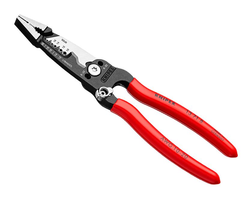 13 71 8 WIRE STRIPPER, 20-10AWG, 200MM KNIPEX
