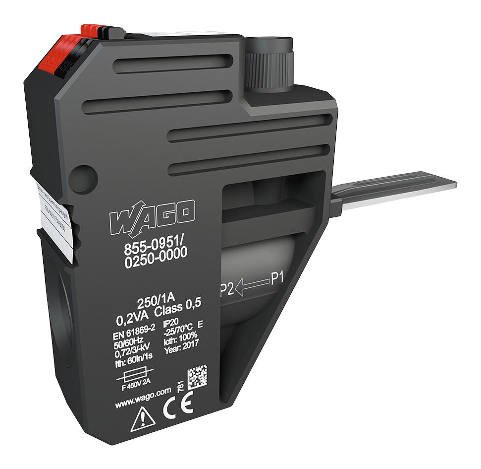 855-951/250-000 CURRENT AND VOLTAGE TAP, 250A/1A, 400VAC WAGO