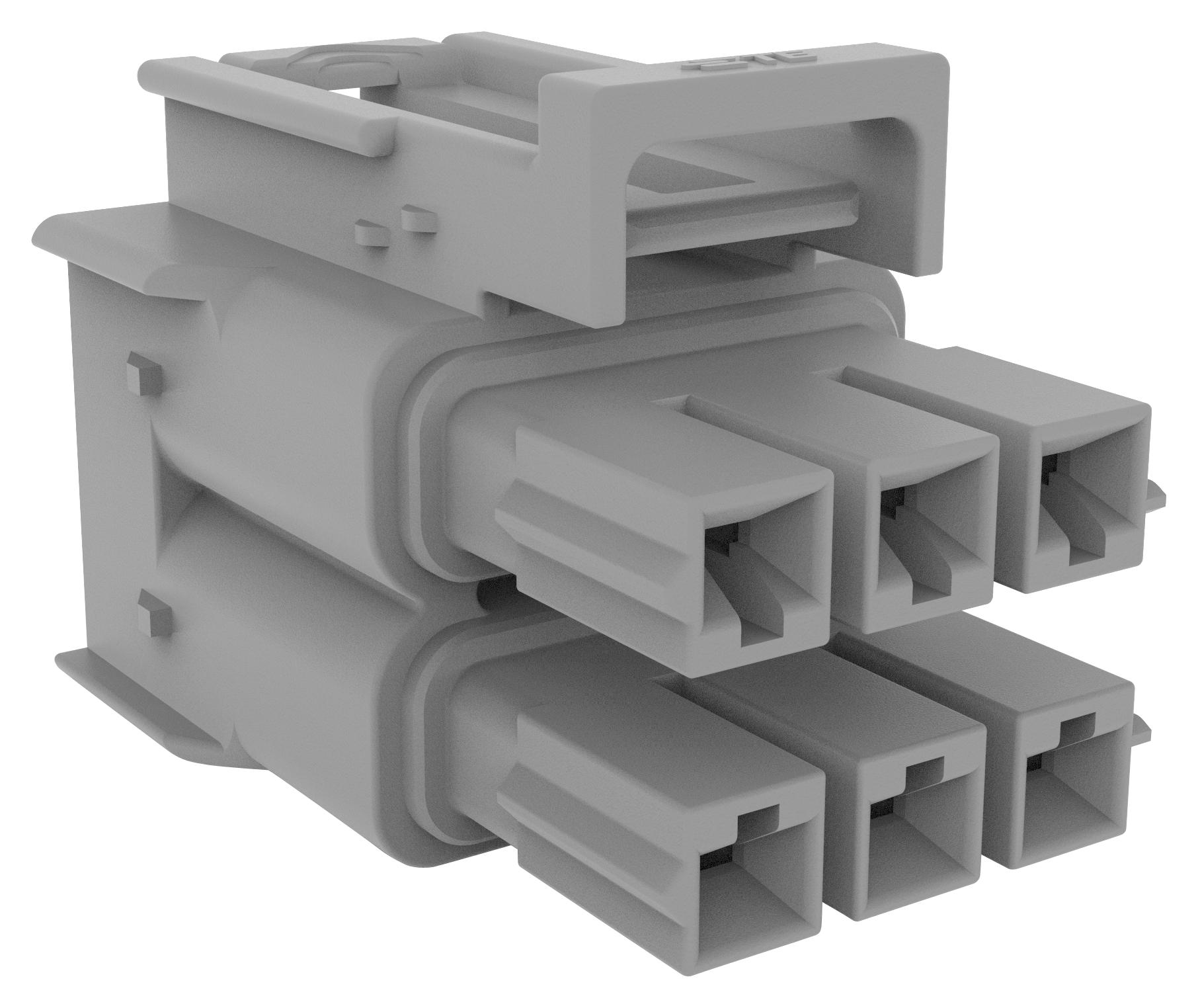 2-2336229-6 CONNECTOR HOUSING, PLUG, 6POS, 5MM TE CONNECTIVITY