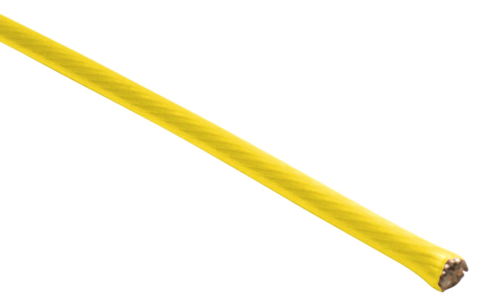 2616 YL005 HOOK-UP WIRE, 16AWG, YELLOW, 30.5M ALPHA WIRE
