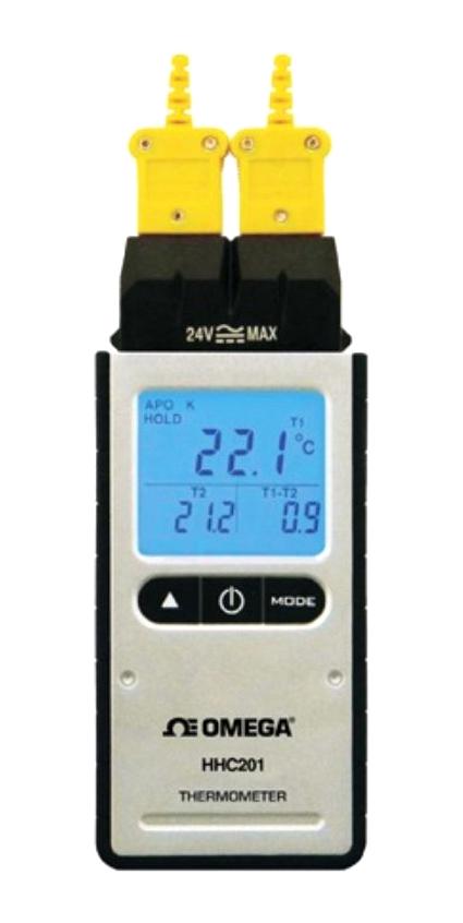 HHC201 TEMP THERMOMETER, -200 TO +1372DEG C OMEGA