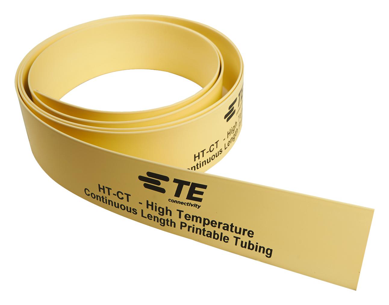 EL8074-000 HEAT-SHRINK TUBING, 2:1, 9.5MM, YELLOW TE CONNECTIVITY