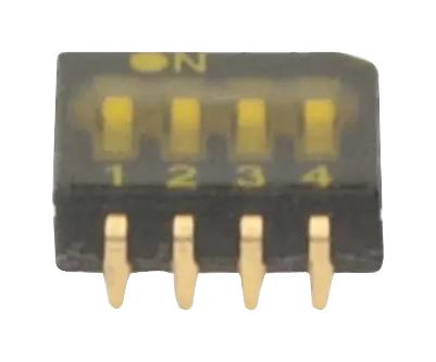 IKH0403000 DIP SWITCH, 4POS, 0.025A, 24VDC, SMD APEM