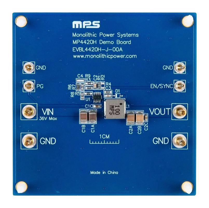EVBL4420H-J-00A EVAL BOARD, SYNCHRONOUS STEP DOWN CONV MONOLITHIC POWER SYSTEMS (MPS)