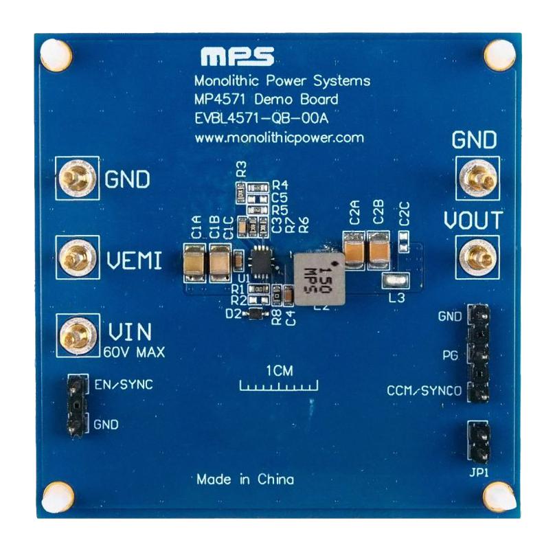 EVBL4571-QB-00A EVAL BOARD, SYNCHRONOUS STEP DOWN CONV MONOLITHIC POWER SYSTEMS (MPS)