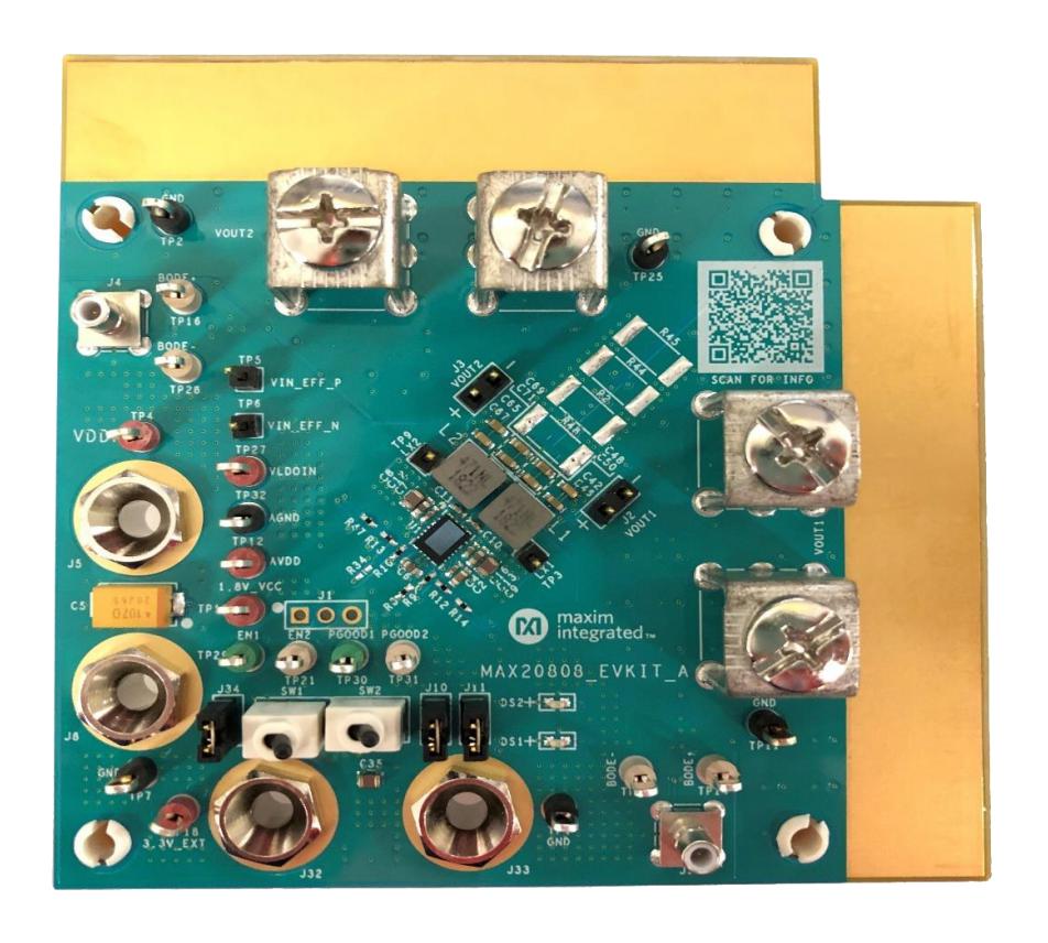 MAX20808EVKIT# EVAL KIT, STEP DOWN SWITCHING REGULATOR MAXIM INTEGRATED / ANALOG DEVICES