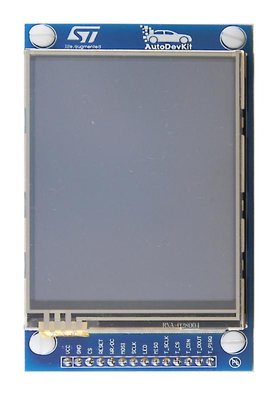 AEK-LCD-DT028V1 EVALUATION BOARD, TFT LCD DISPLAY STMICROELECTRONICS