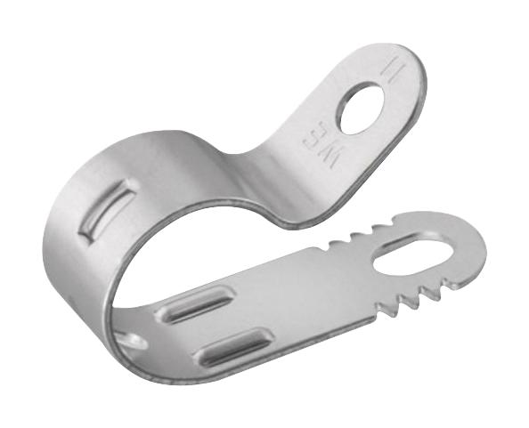 7425107 EARTHING METAL CLIP, ALUMINIUM, 24.8MM WURTH ELEKTRONIK