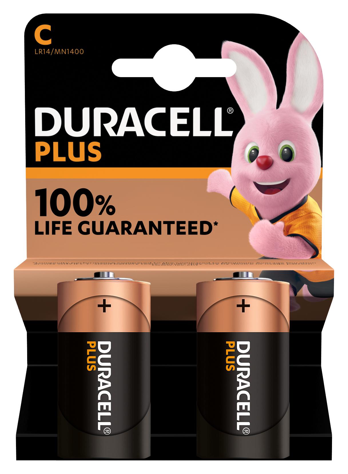 MN1400 P2 +/PWR BATTERY, ALKALINE, 1.5V, C DURACELL