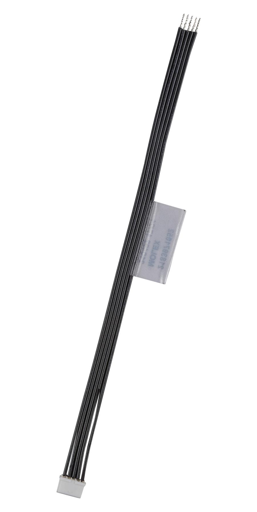 218397-1051 CABLE ASSY, 5P RCPT-FREE END, 100MM MOLEX