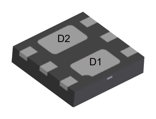 DMT3020UFDB-7 TRANSISTOR MOSFET DUAL, 30V, U-DFN2020-6 DIODES INC.